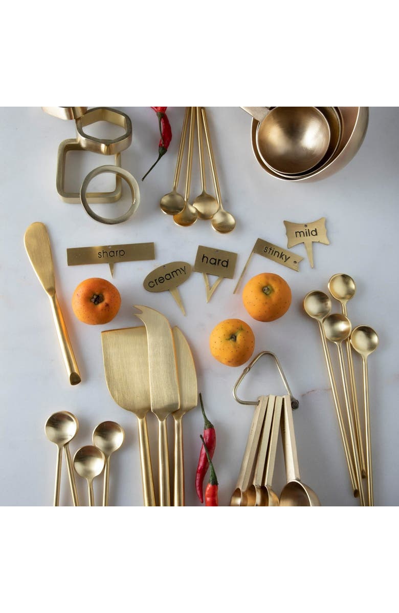 Be Home Luxe Thin Long Spoons - Set of 4, Alternate, color, Gold