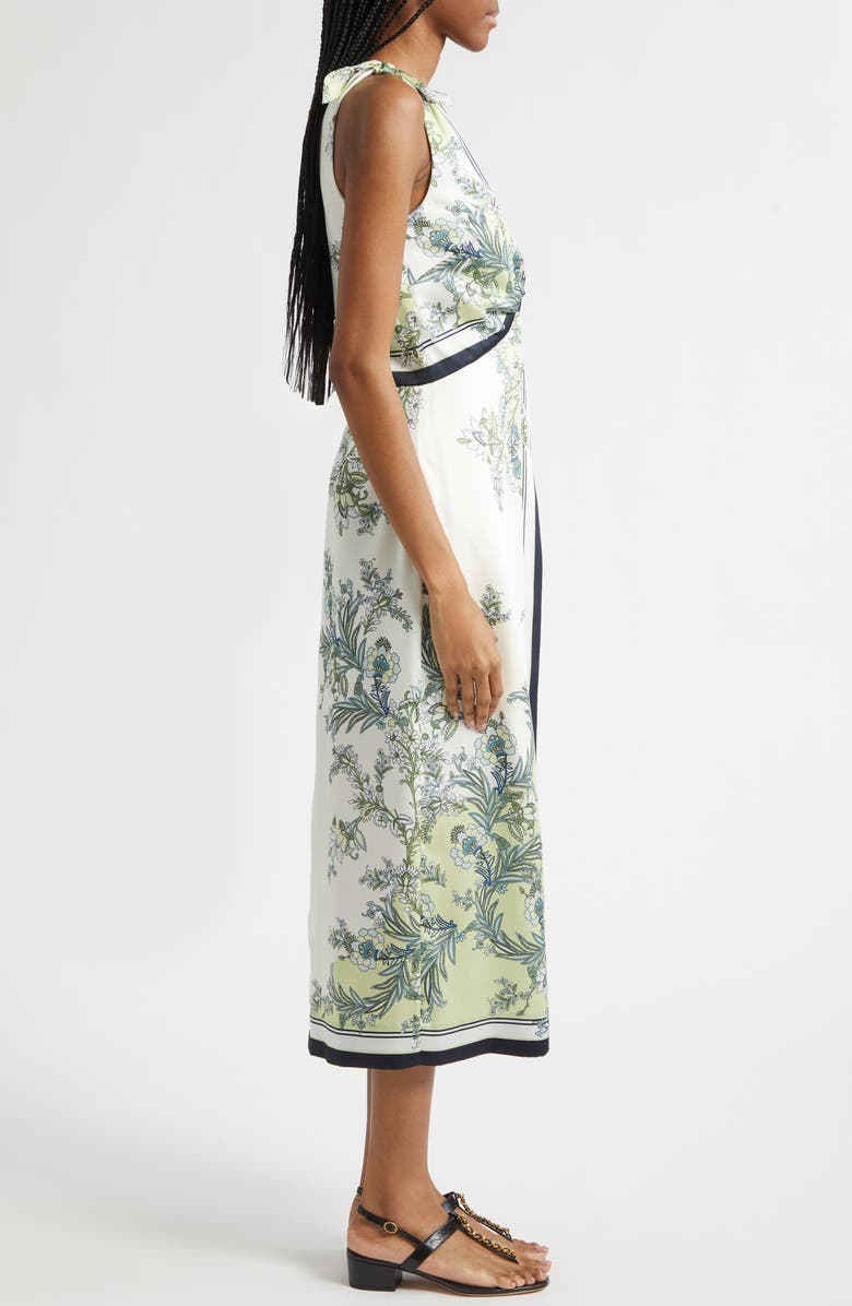 Veronica Beard Kaliza Print Sleeveless Maxi Dress, Alternate, color, Light Pistachio Multi