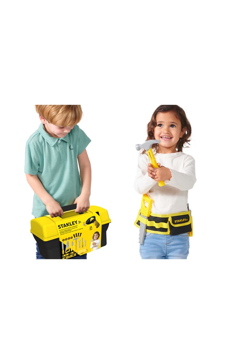 Stanley Jr. 21-Piece Pretend Play Toolbox, Alternate, color, 