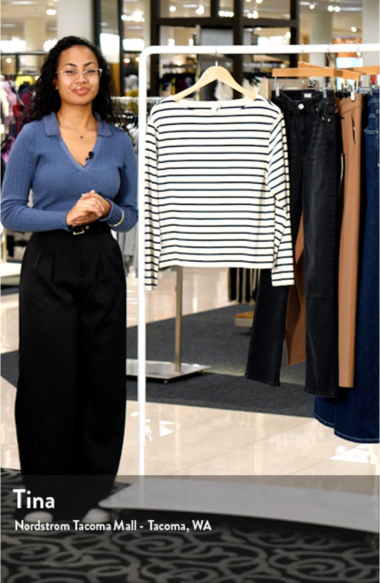 Breton Stripe Cotton Top, sales video thumbnail