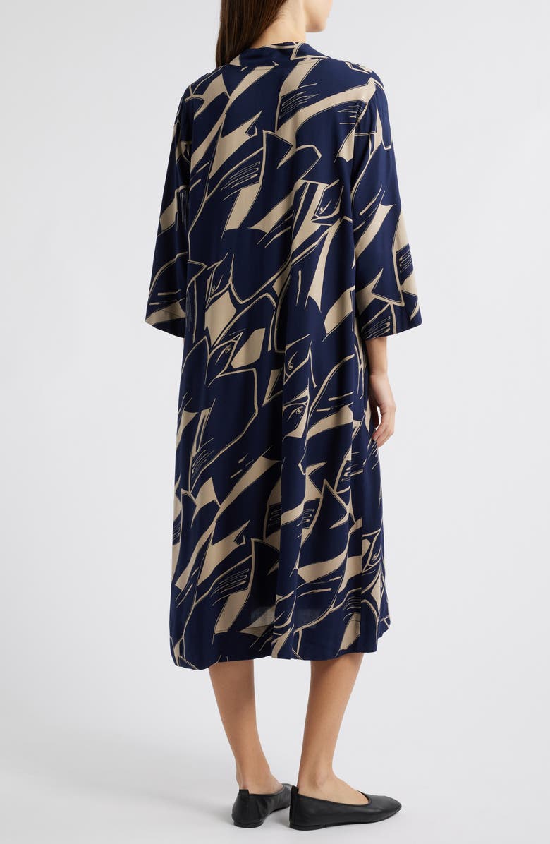 Masai Copenhagen Nasiso Print Midi Dress, Alternate, color, 