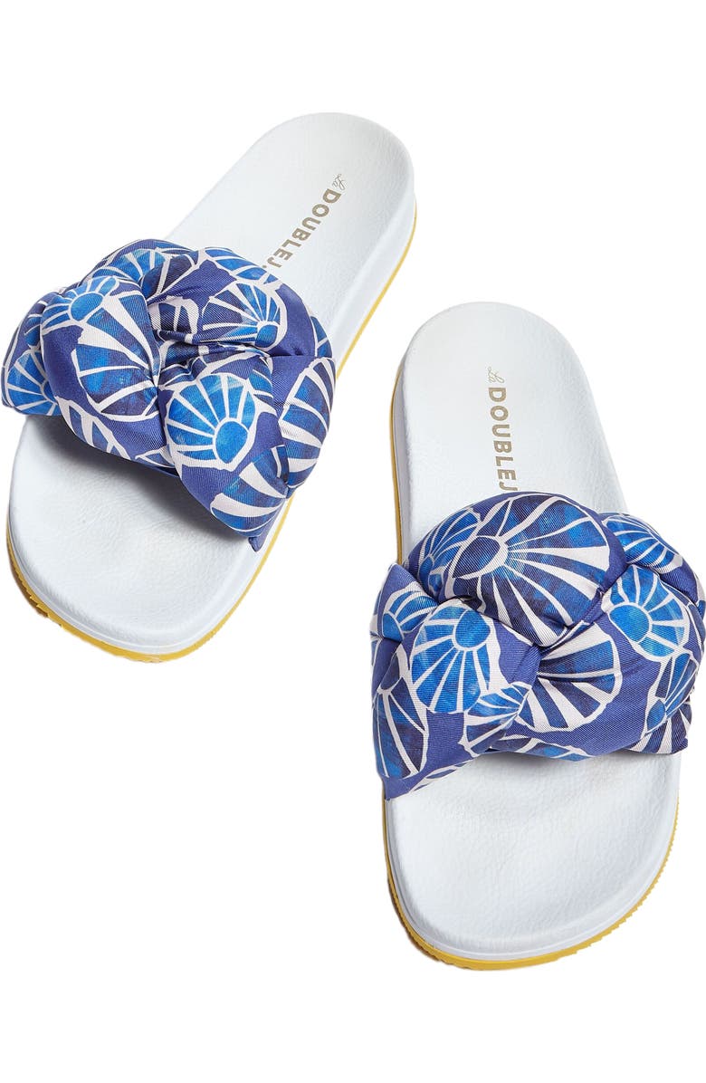 La DoubleJ Treccia Slides Conchiglie Acquamarin, Alternate, color, Conchiglie Acquamarin