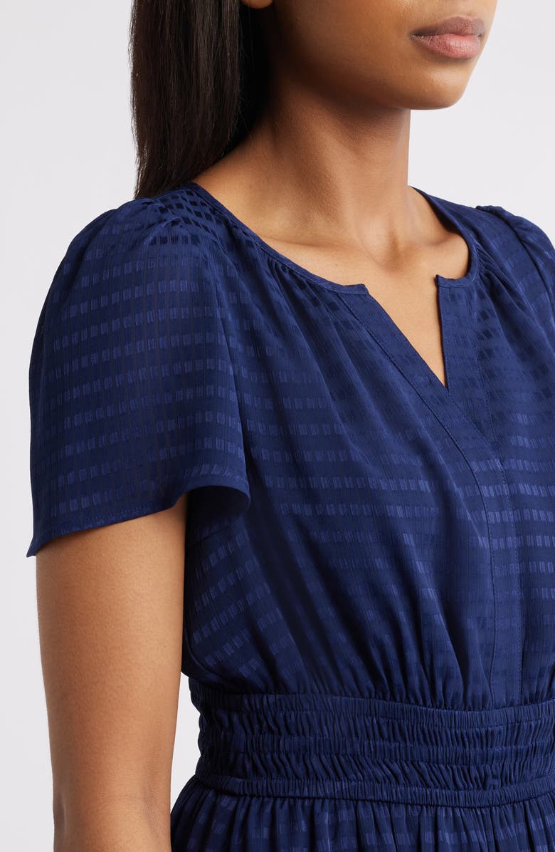 Anne Klein Patio Tonal Stripe Midi Dress, Alternate, color,