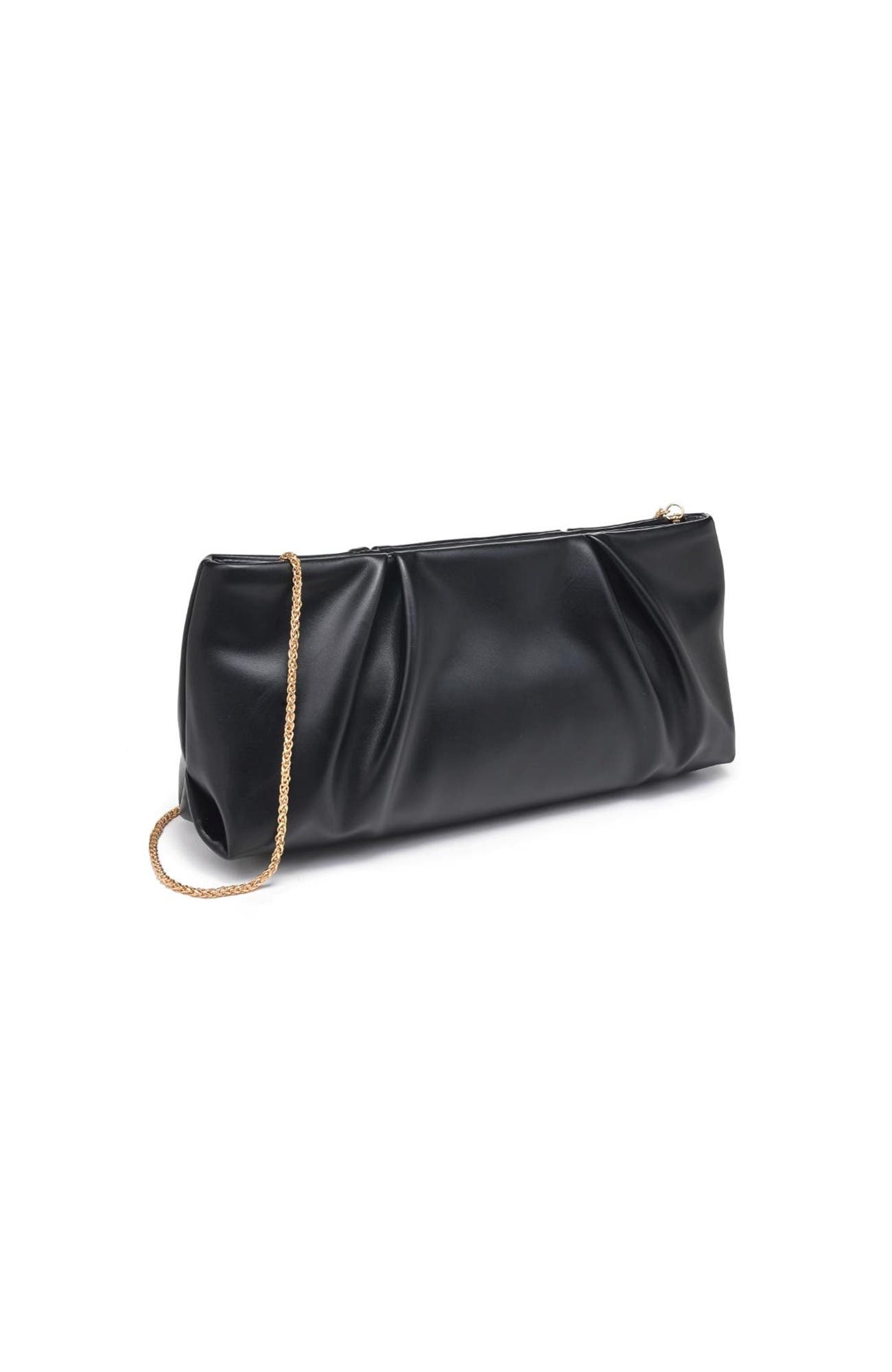 Franny Clutch, Alternate, color, Black