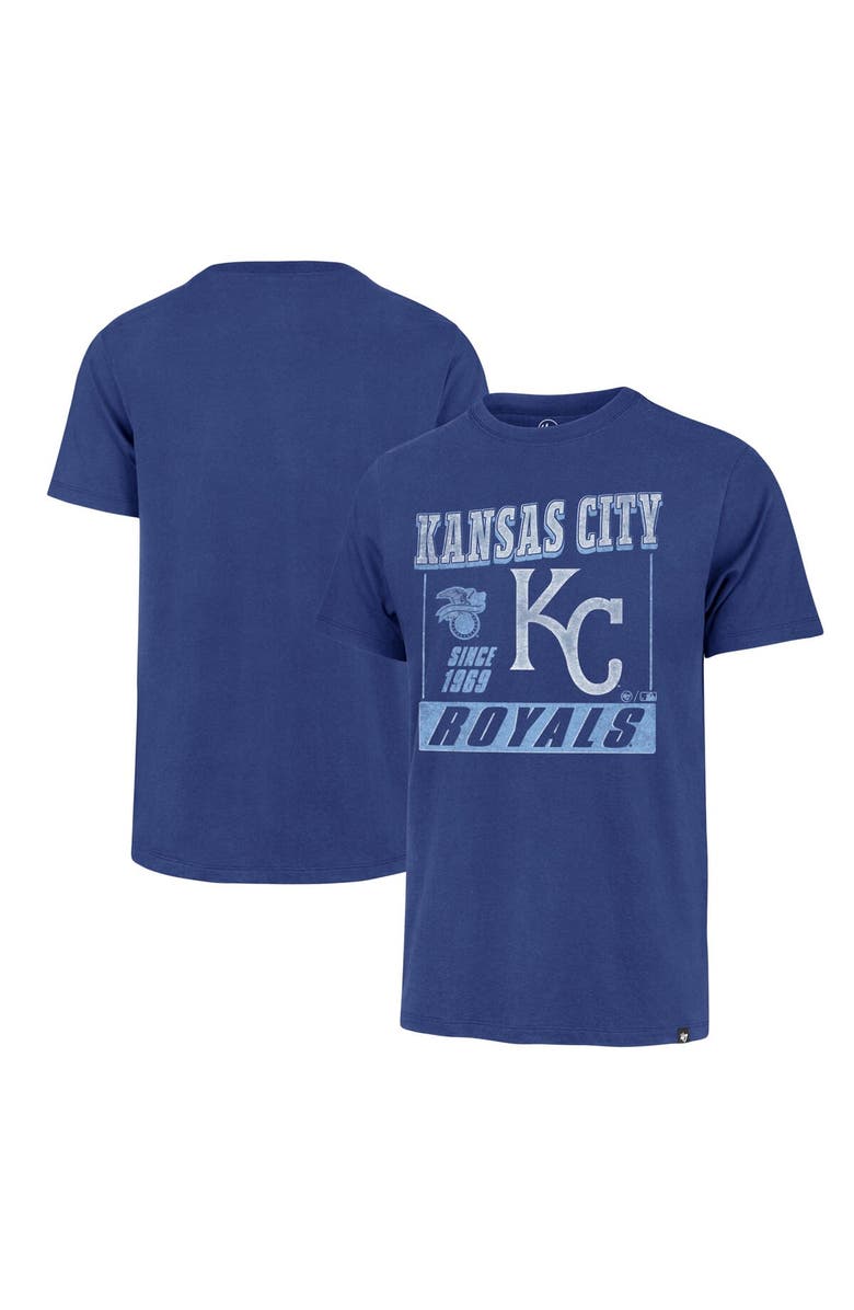 '47 Men's '47 Royal Kansas City Royals Outlast Franklin T-Shirt, Main, color, Royal