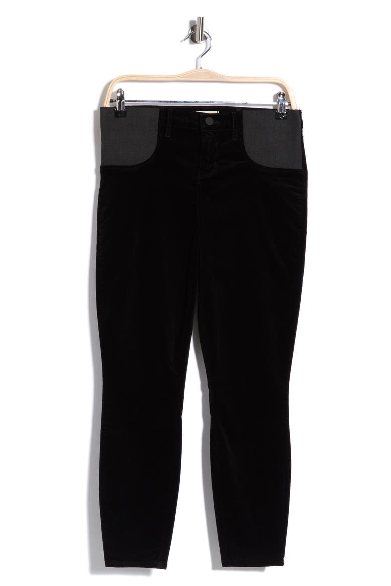 Maternity Margot High Waist Skinny Jeans, Alternate, color, NOIR
