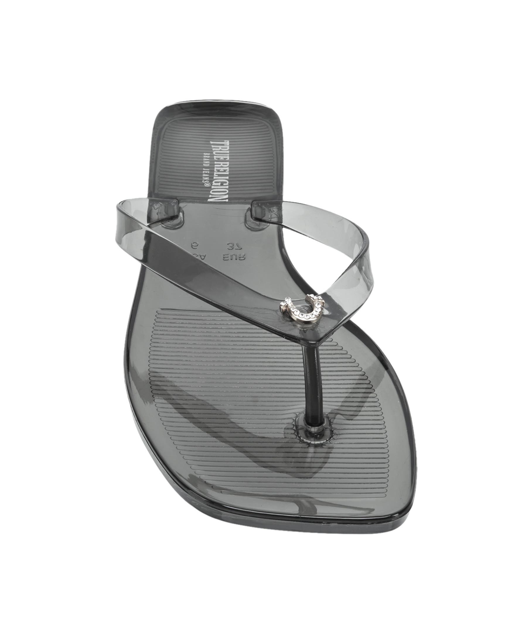 True Religion Lola Sandal, Alternate, color, Black