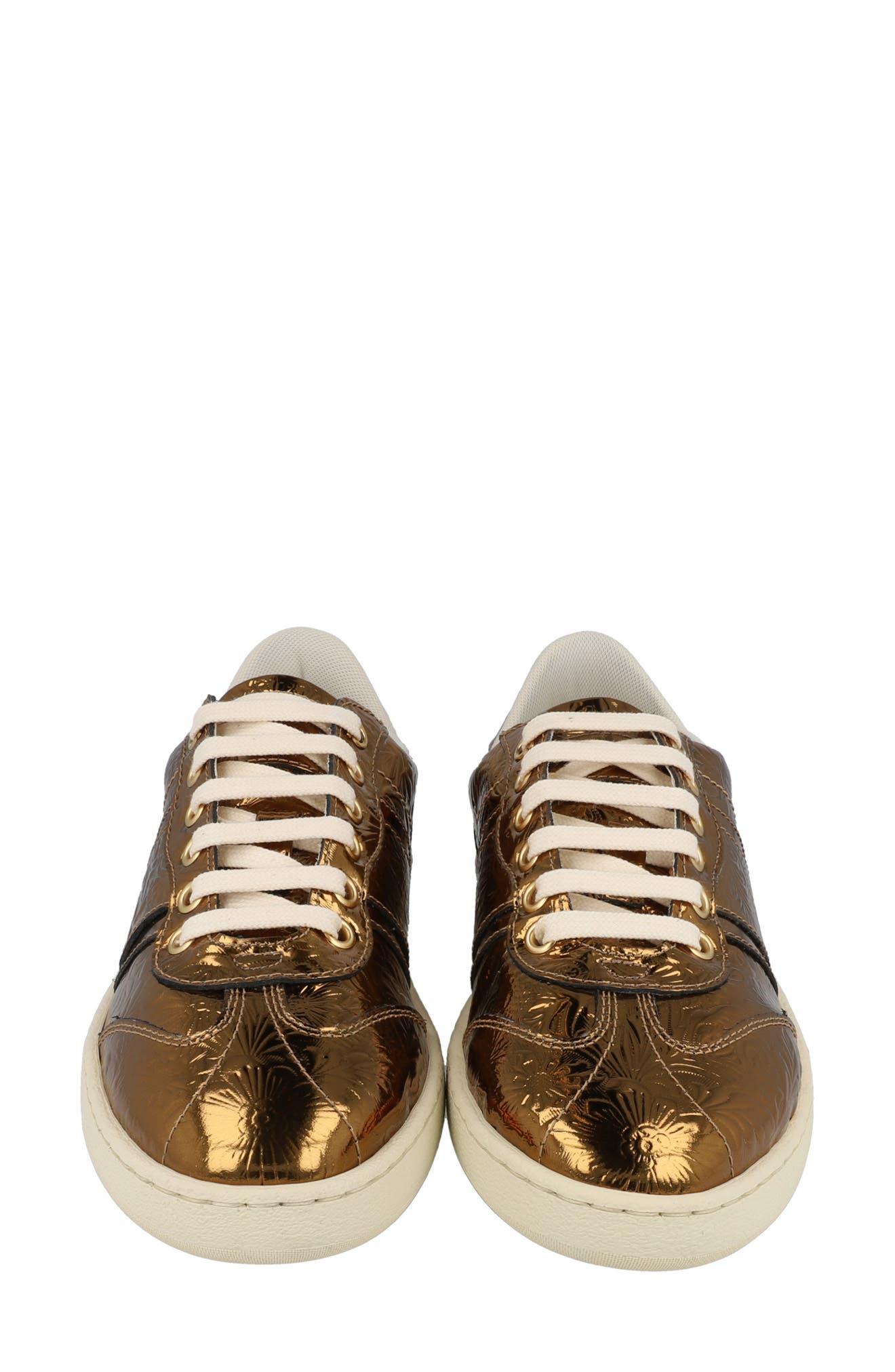 FERRAGAMO Low Top Sneaker, Alternate, color, Brown