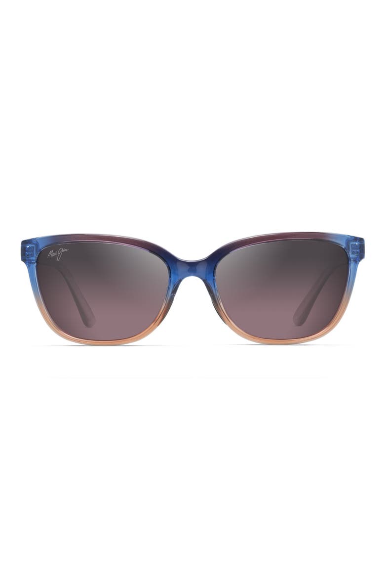 Honi 54mm PolarizedPlus2® Cat Eye Sunglasses, Main, color, SUNSET/ MAUI ROSE