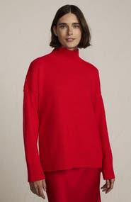 Lands' End Dweller Split Hem Turtleneck Sweater