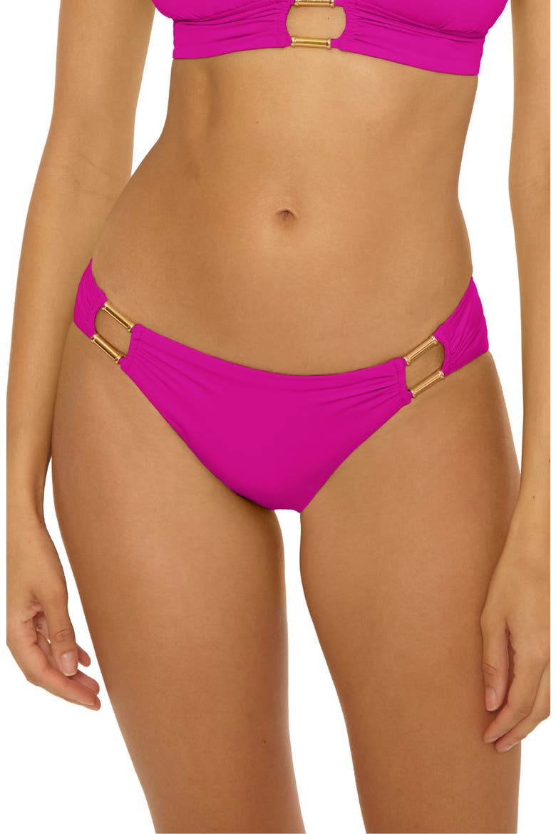 Color Code Hipster Bikini Bottoms, Main, color, HIBISCUS