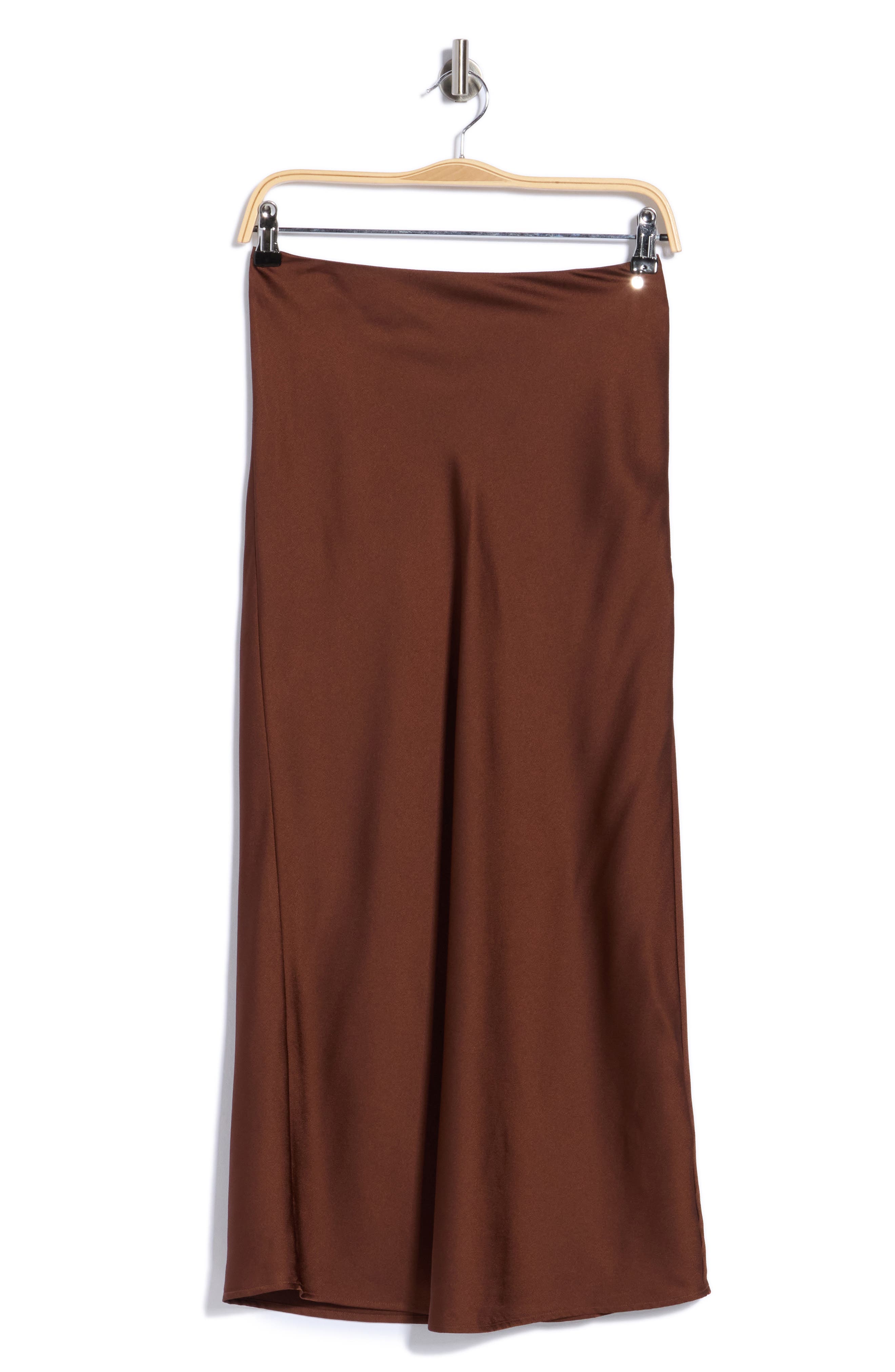 Satin Midi Skirt