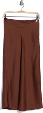 BOSS Satin Midi Skirt