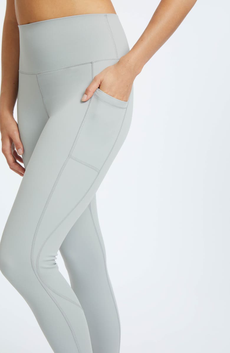 YogaWorks High Waist Side Pocket Leggings, Alternate, color, 