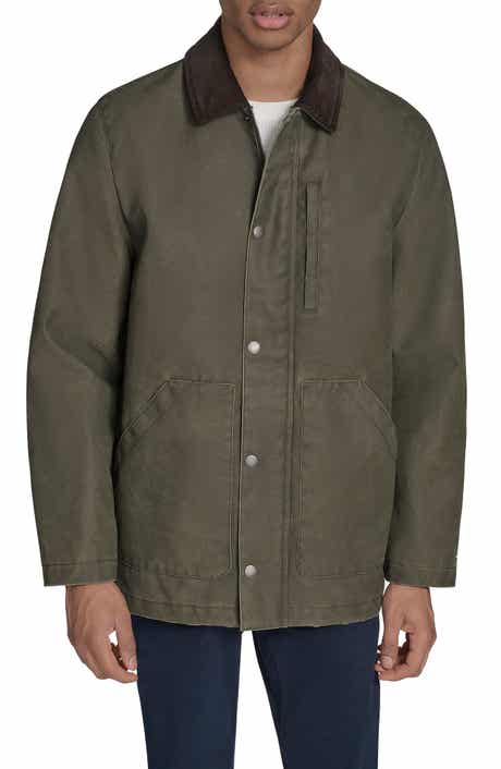 Barn Jacket with Corduroy Collar