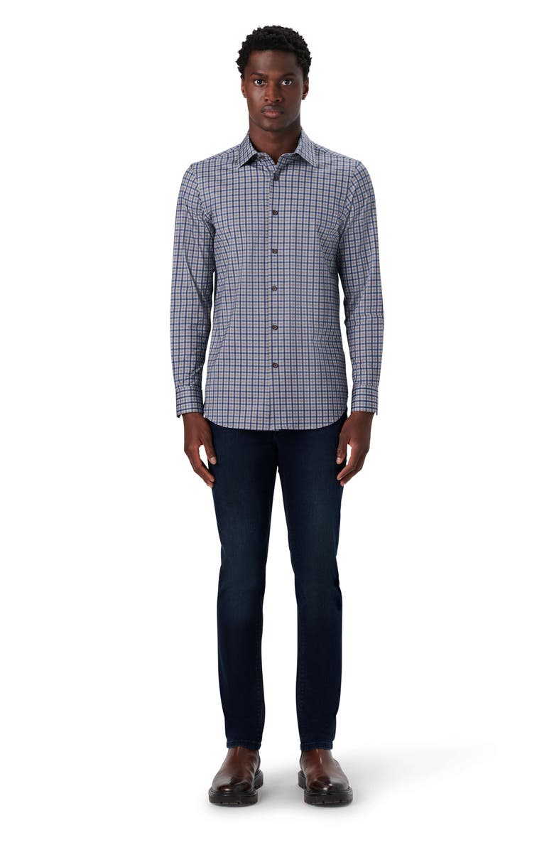 Bugatchi OoohCotton<sup>®</sup> Button-Up Shirt, Alternate, color,