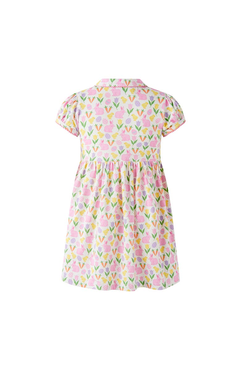Rachel Riley Spring Meadows Jersey Dress, Alternate, color, Pink