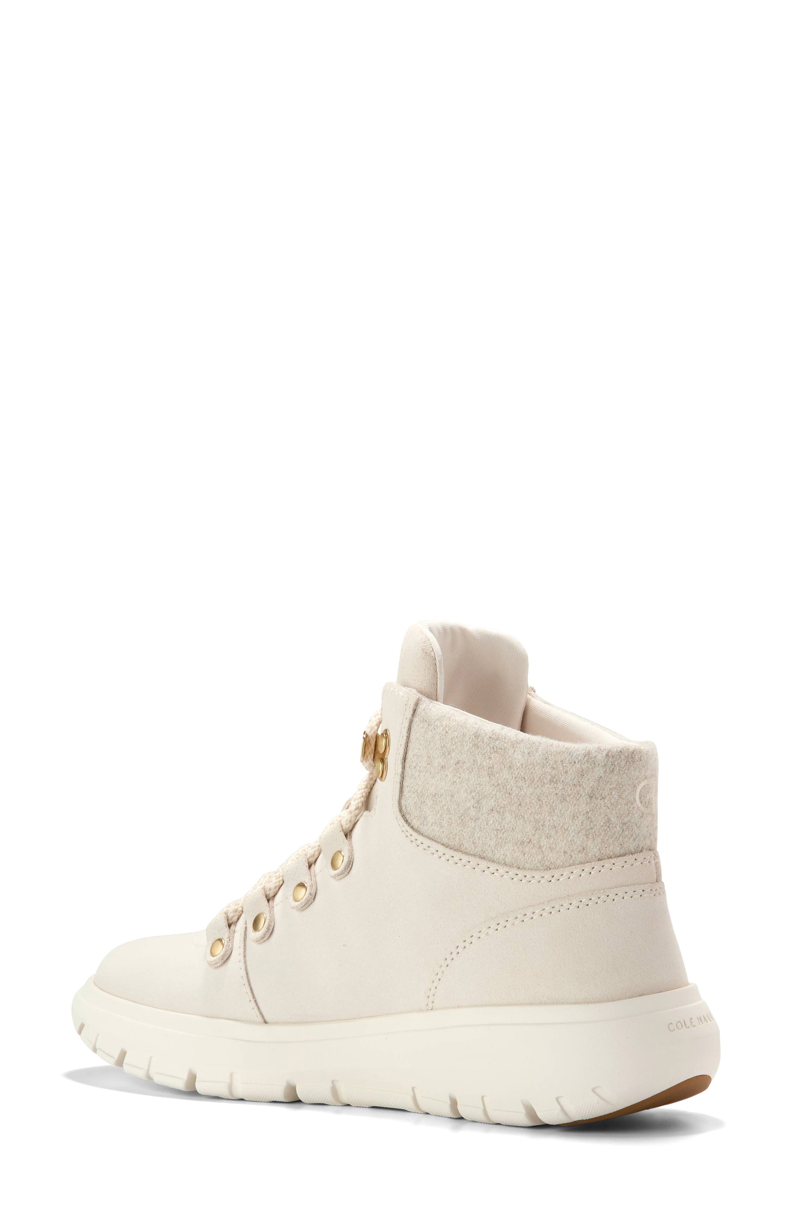 Cole Haan Grand Raelyn Waterproof Hiking Boot, Alternate, color, Birch Suede / Leather