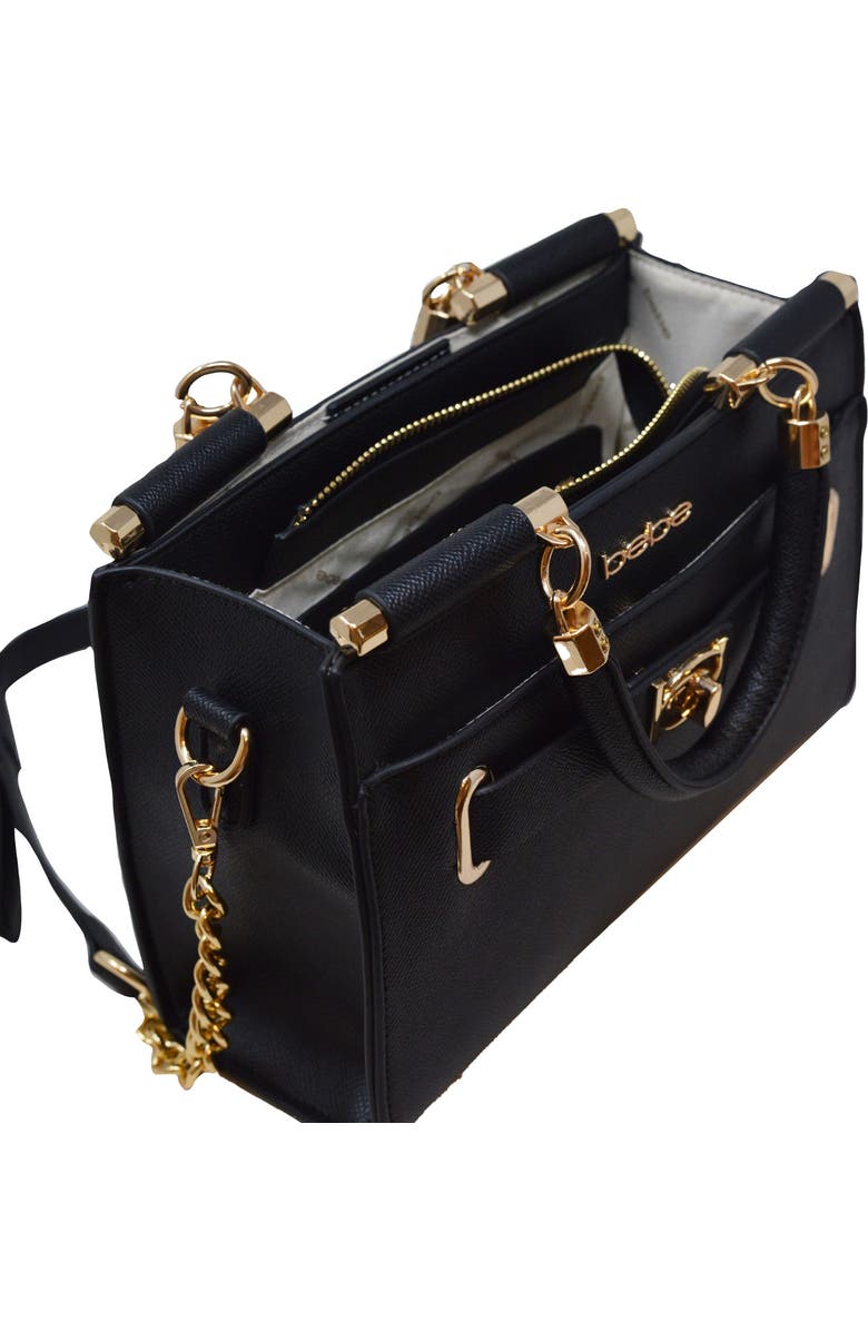 bebe Alex Small Satchel, Alternate, color,