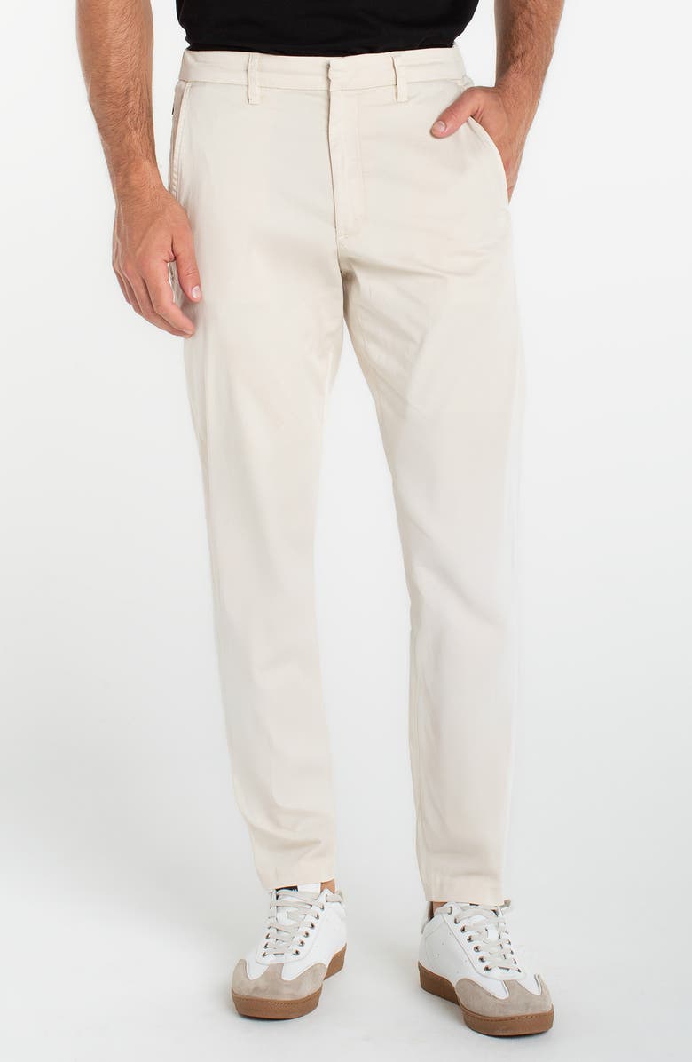 Liverpool Los Angeles Slim Fit Pull-On Chinos, Main, color, Parchment