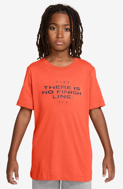 Kids' Sportswear No Finish Line Cotton Graphic T-Shirt (Little Kid & Big Kid)