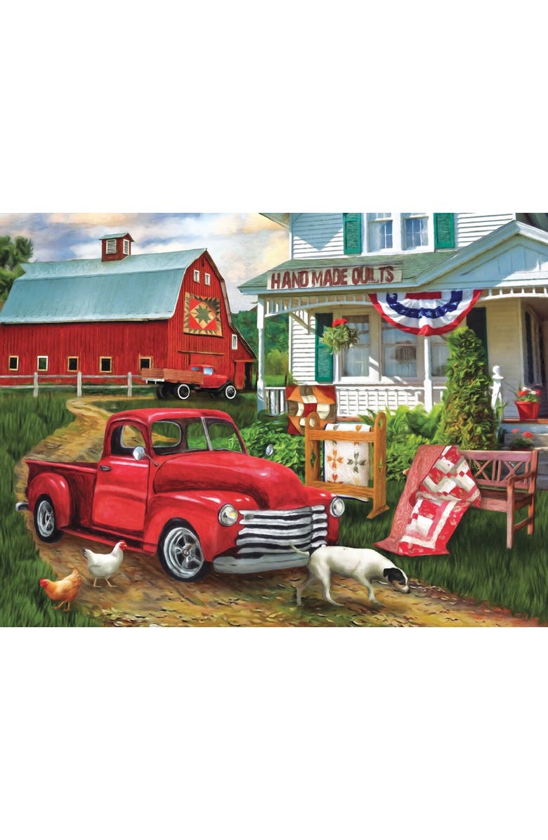 Sunsout Stopping at the Farm 500 piece Jigsaw Puzzle for Adults, Alternate, color, Multicolor