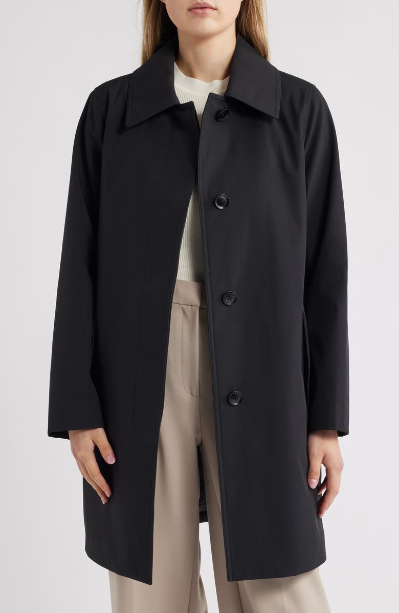 BCBG Max Azria Water Resistant Insulated Coat, Alternate, color, Black