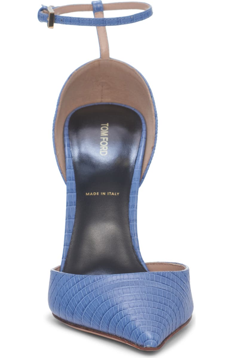 TOM FORD Vertigo Ankle Strap d'Orsay Pump, Alternate, color, Ubd Stone Blue