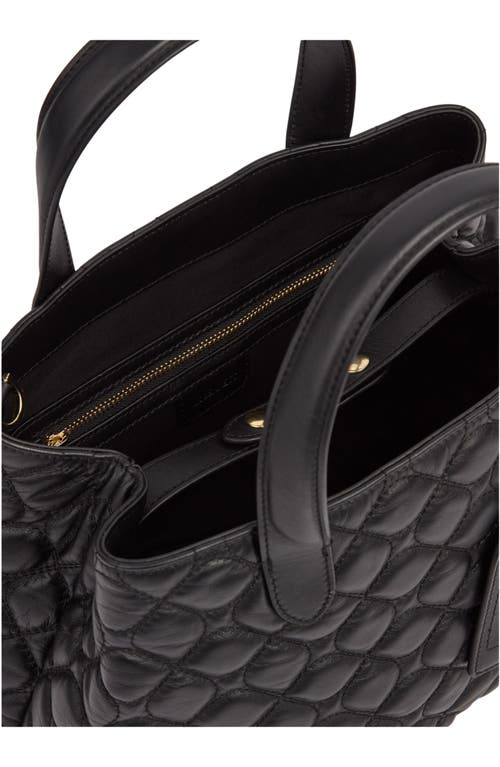 Lk Bennett Juliette Quilted Leather Tote In Black