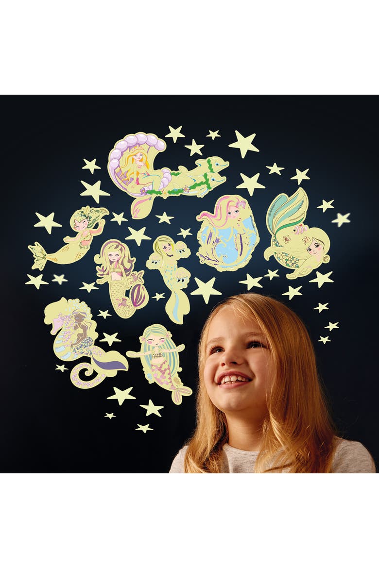 Glowstars & Mermaids Self Adhesive Pads, Alternate, color, Multicolored