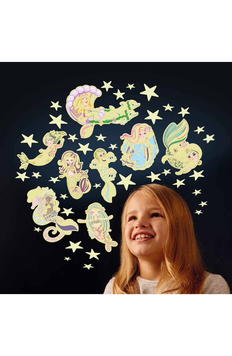 The Original Glowstars Company Glowstars & Mermaids Self Adhesive Pads, Alternate, color, Multicolored