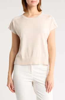 Exposed Seam Extended Sleeve Sweater