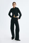 H&M Button-detail Twill Jacket