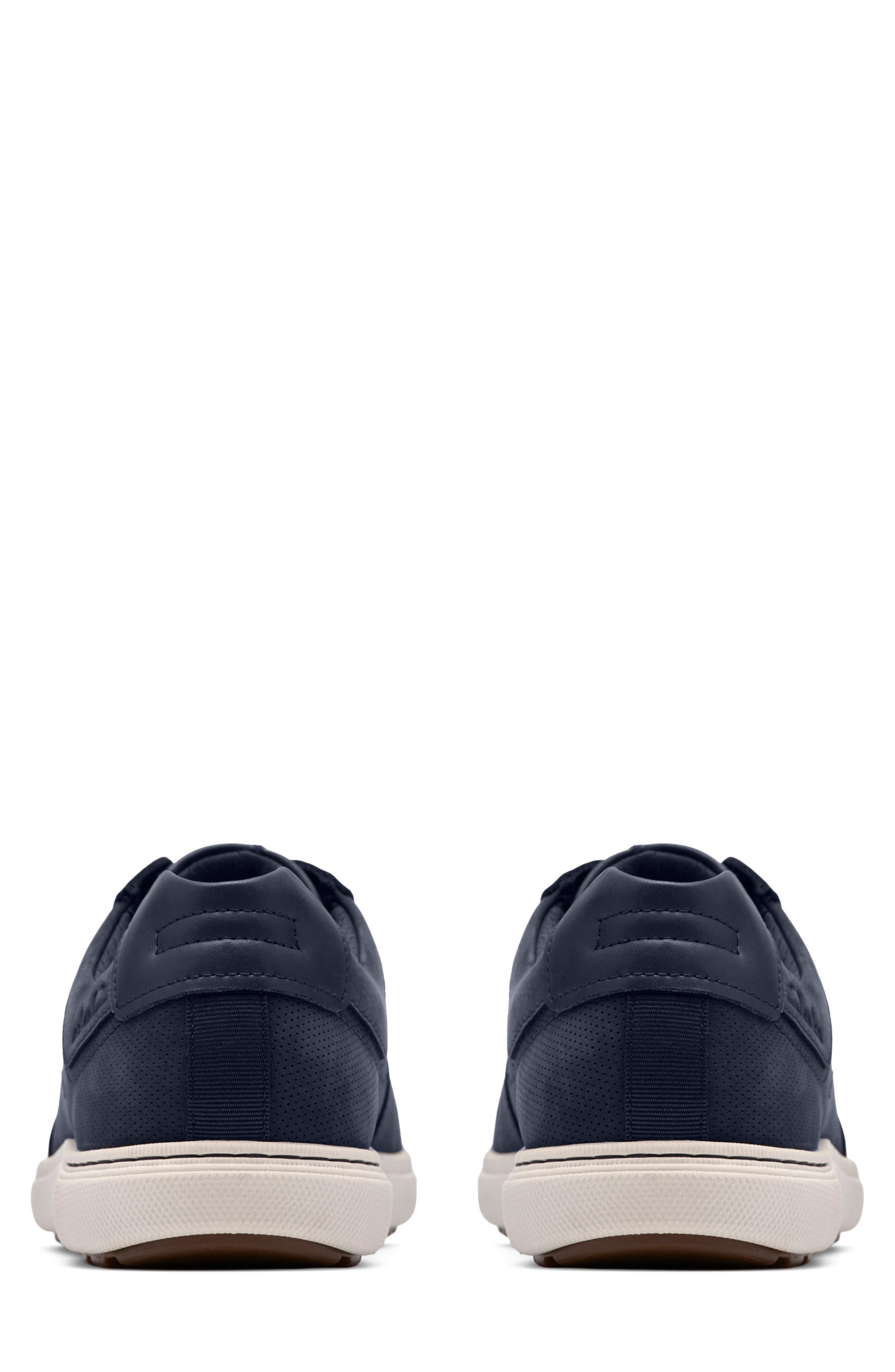 Clarks<sup>®</sup> Mapstone Sneaker, Alternate, color, Navy Nubuck
