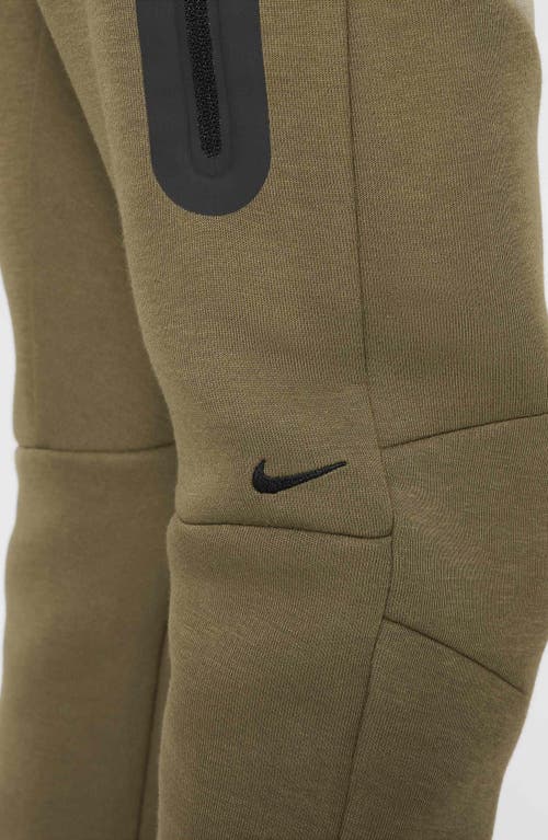 Nike Kids' Sportswear Tech Fleece Joggers In Medium Olive/army/black