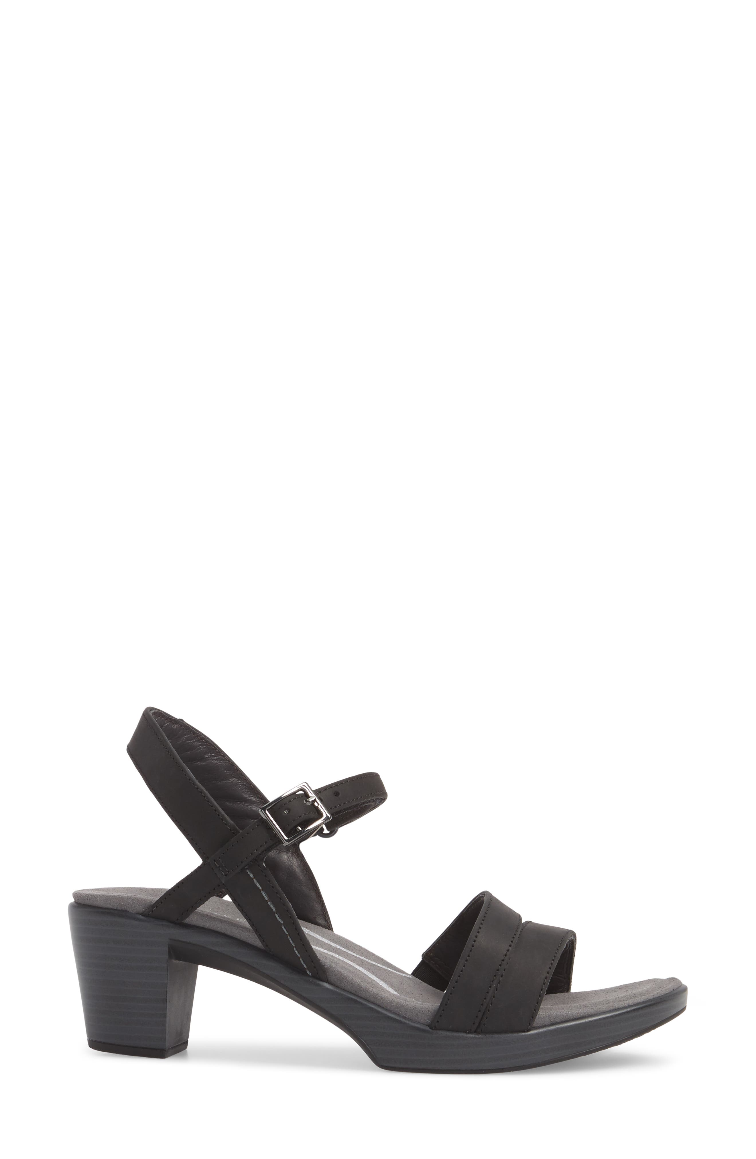 Bounty Sandal, Alternate, color, OILY COAL NUBUCK
