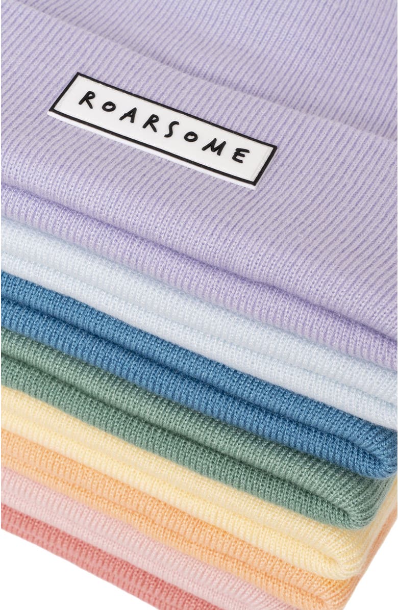 Roarsome Kid's Beanie, Alternate, color, Blue