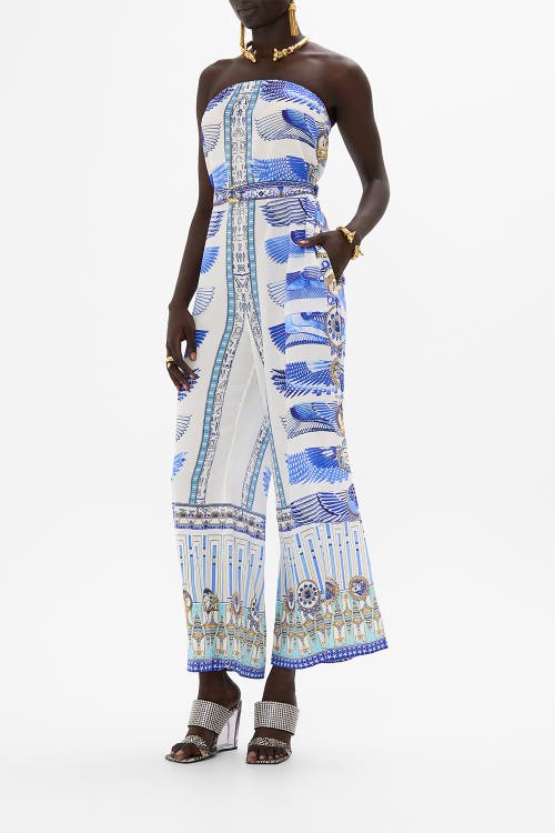 Camilla Strapless Jumpsuit With D Ring Belt Dancing With Daylight In Dancing With Daylight