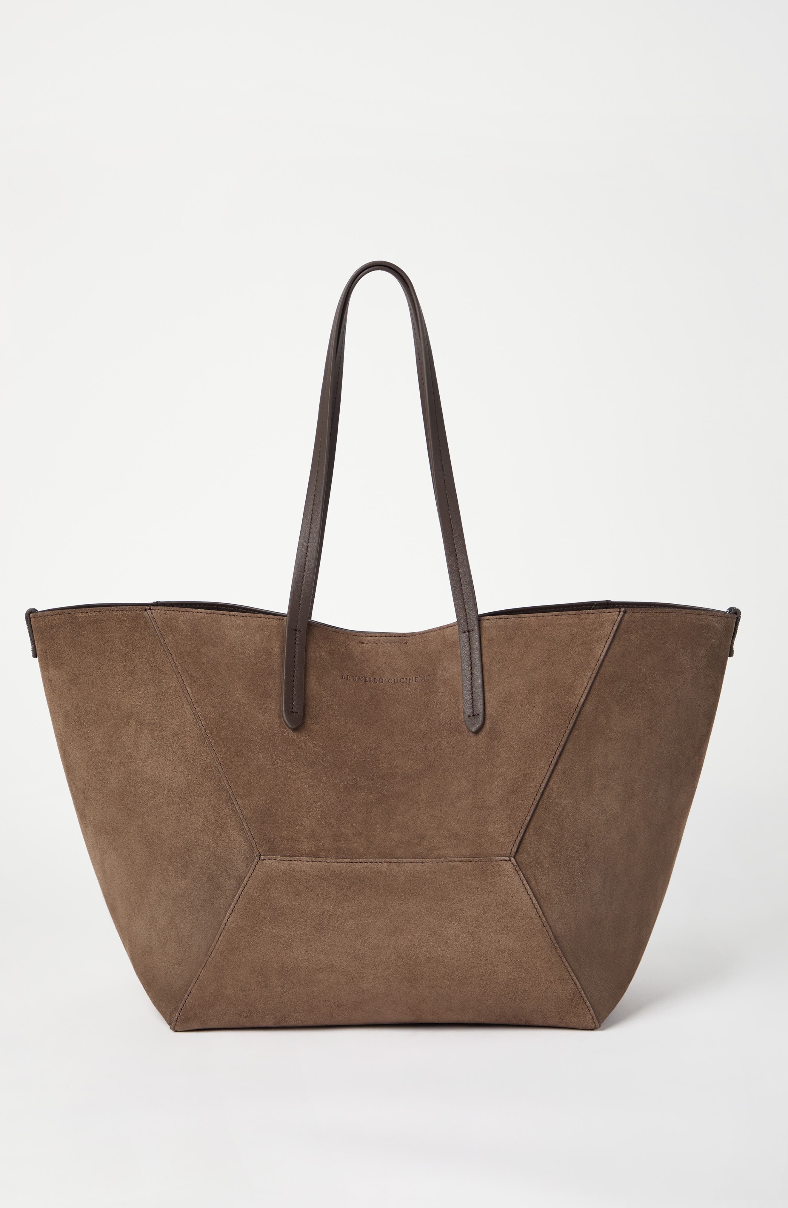 Brunello Cucinelli Suede BC Duo bag, Alternate, color, 