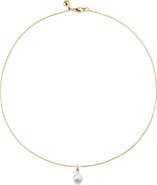 Monica Vinader Nura Pearl Pendant Necklace