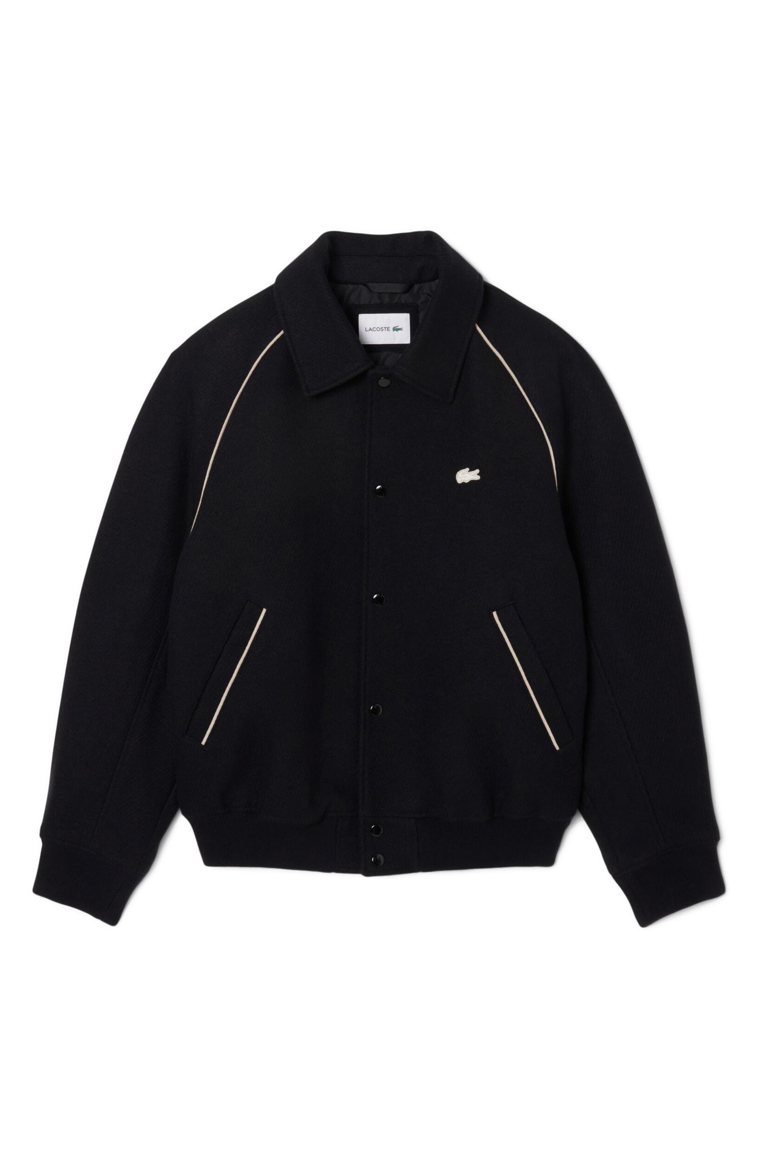 Logo Appliqué Wool Blend Varsity Jacket (Men) | Nordstrom