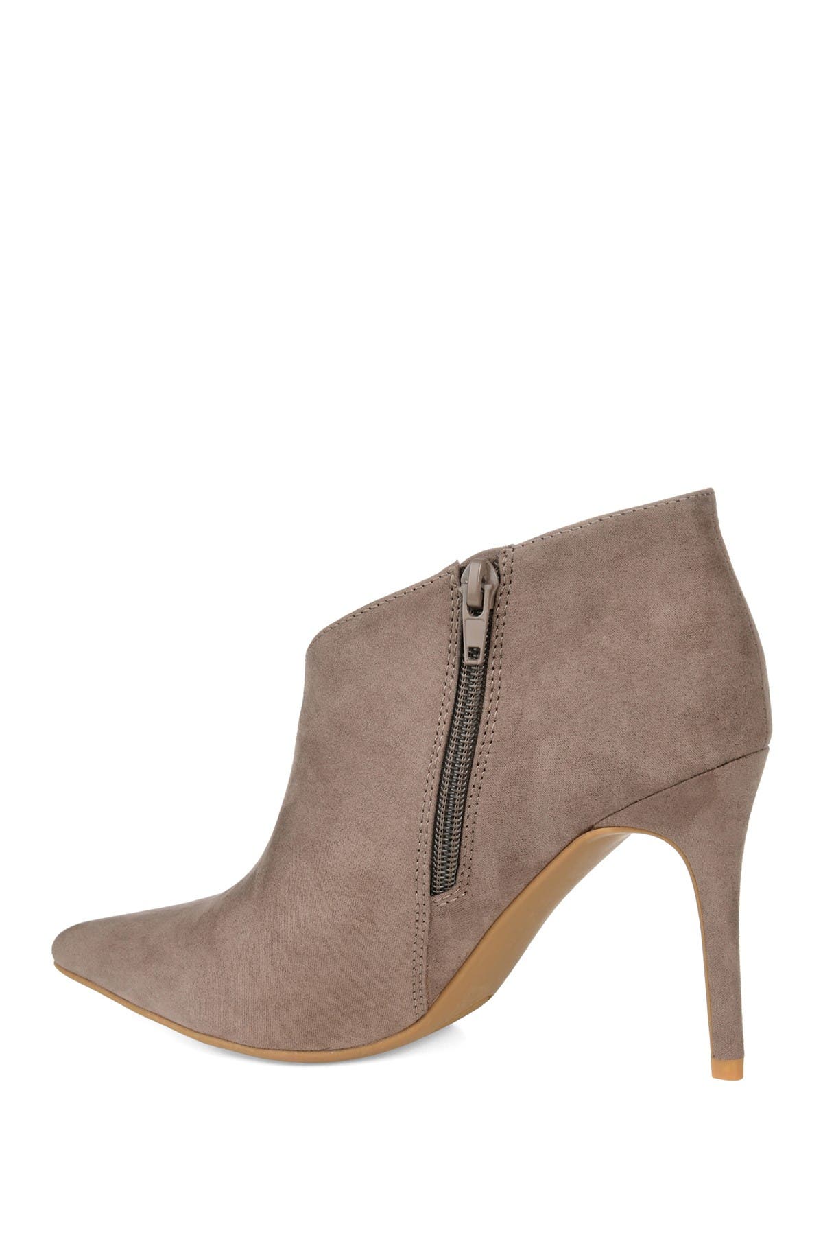 Journee Collection JOURNEE Demmi Patterned Bootie, Alternate, color, Taupe