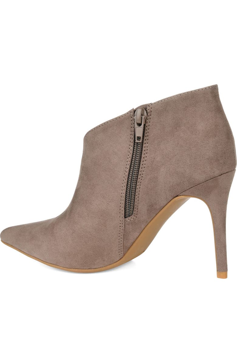 Journee Collection JOURNEE Demmi Patterned Bootie, Alternate, color, Taupe