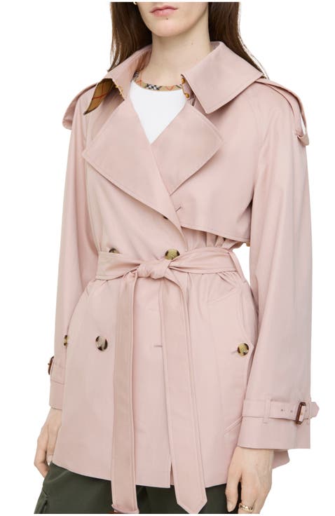 Short Tropical Gabardine Fitzrovia Trench Coat