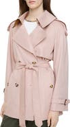 Burberry Short Tropical Gabardine Fitzrovia Trench Coat