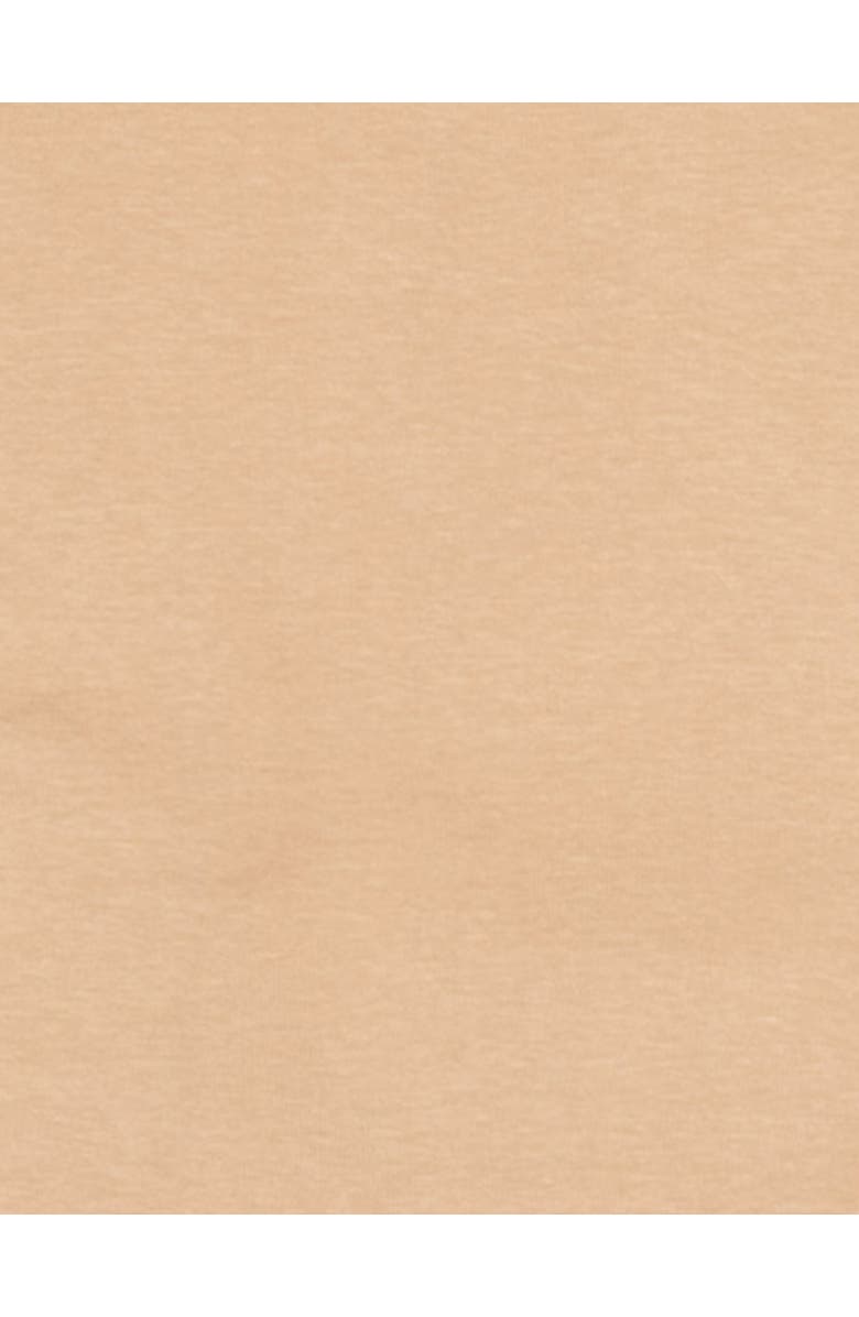 Leveret Kids Short Sleeve Cotton Solid Matching Family Pajamas, Alternate, color, Beige