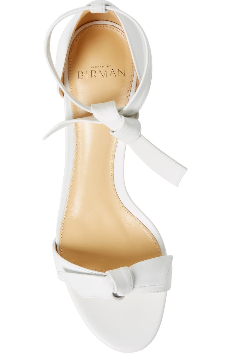 Alexandre Birman Clarita Block Heel Sandal, Alternate, color, White