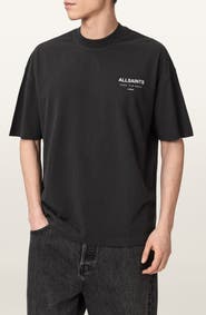 AllSaints Underground Oversize Graphic T-Shirt