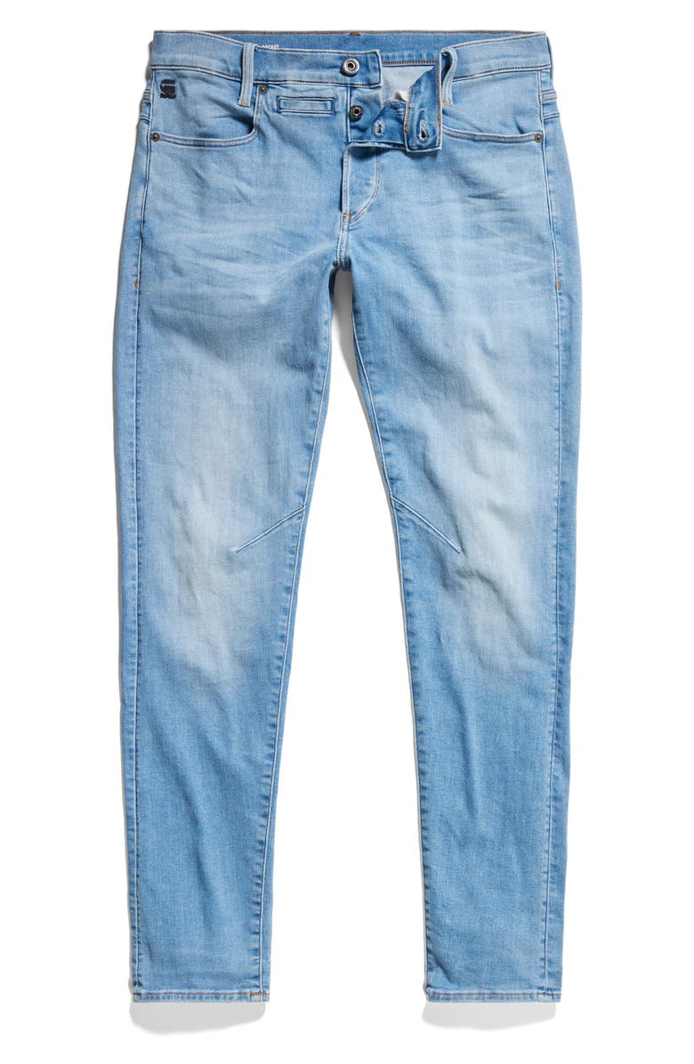 G-Star RAW D-Staq Slim Fit Jeans, Alternate, color, Lt Indigo Aged