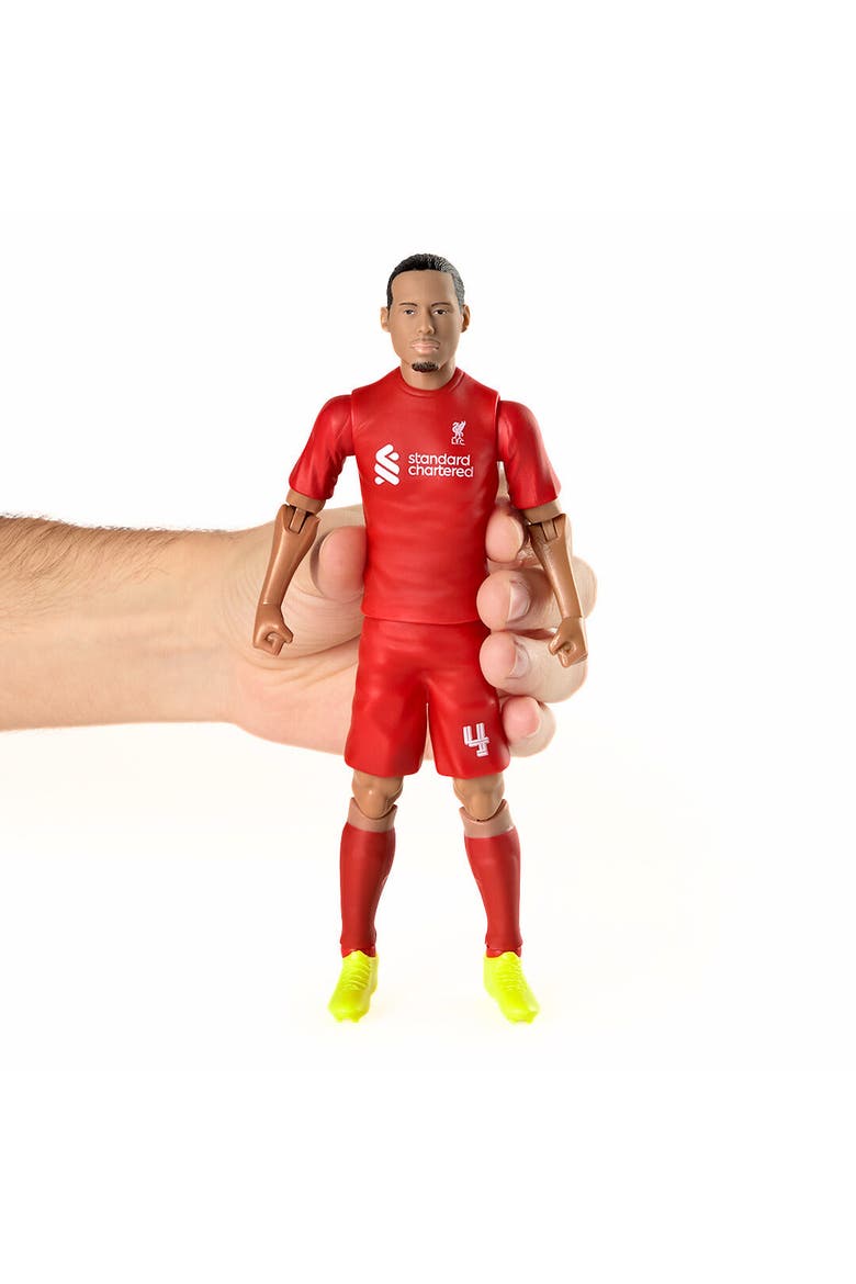 SOCKERS Liverpool F.C. Virgil Van Dijk 8" Collectible Soccer Action Figure, Alternate, color, Red